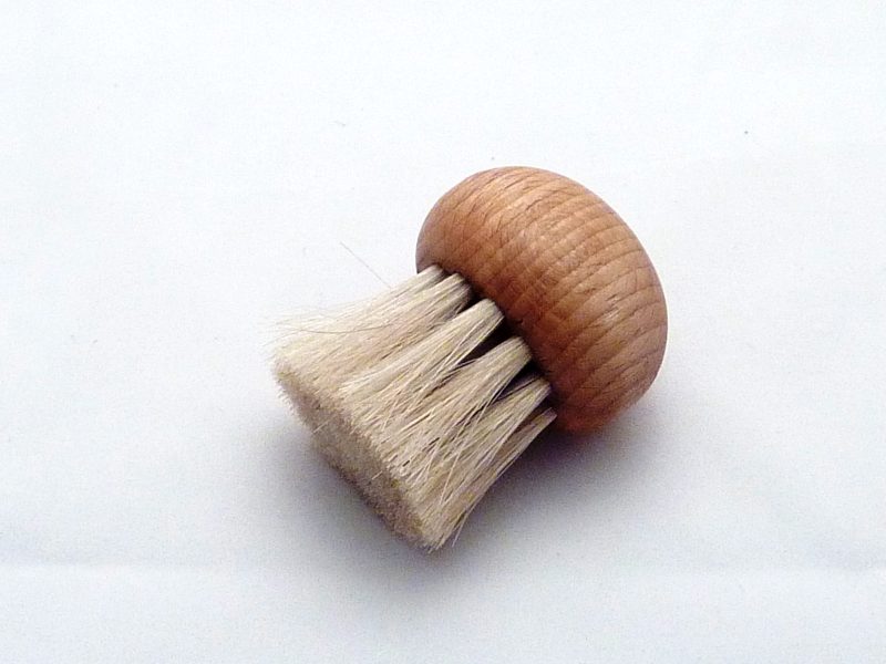 Brosse à champignon en bois de hêtre - 4 cm